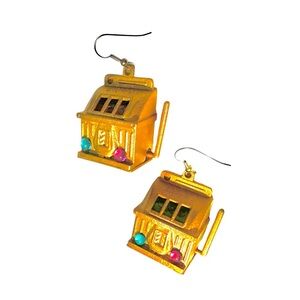 Money Game Camp Novelty Earrings